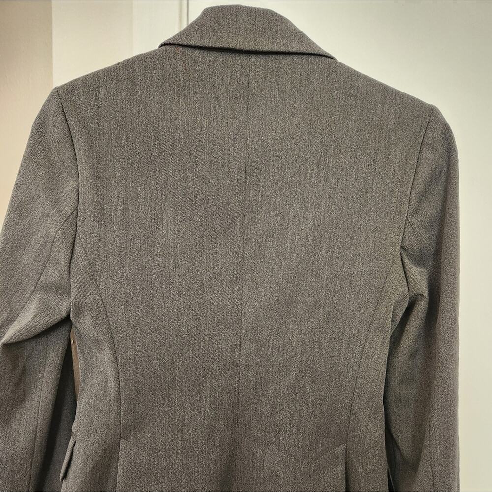 Express Design Studio Grey Button Front Blazer 4 - image 3
